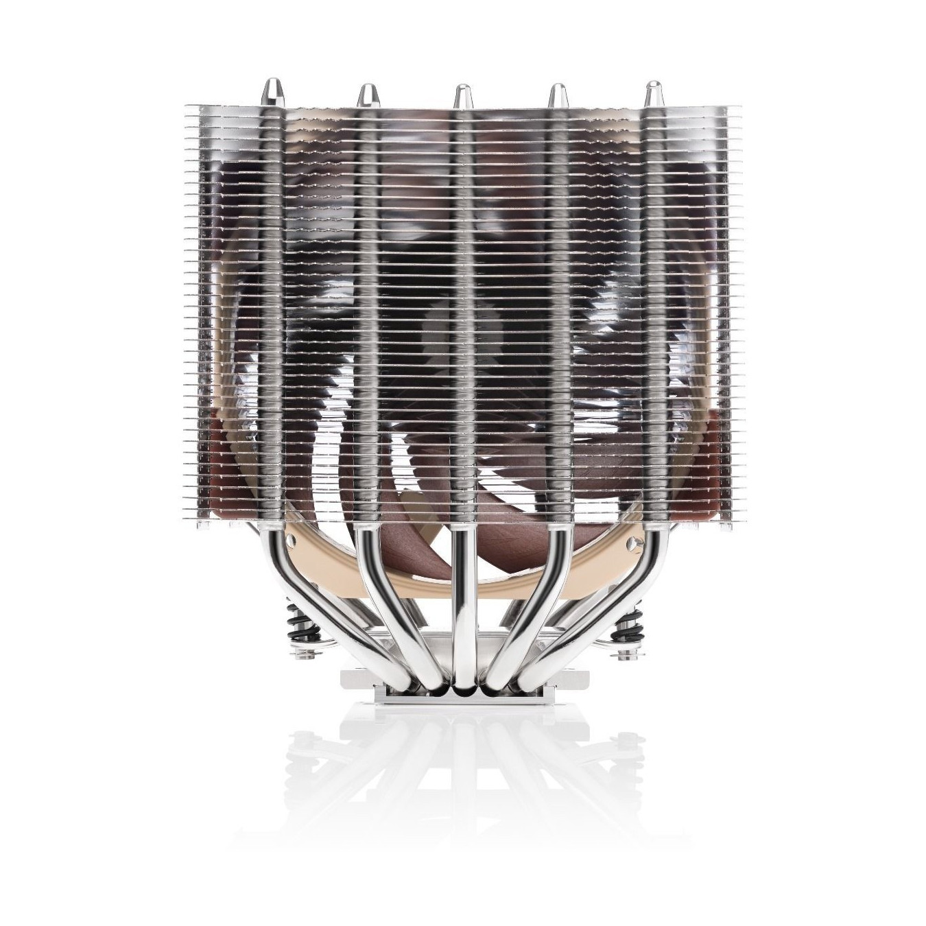 Noctua NH-D12L - 120mm CPU Air Cooler - Beige/Brown, 12V, 450-2000 RPM, LGA1700/LGA1200 Compatible
