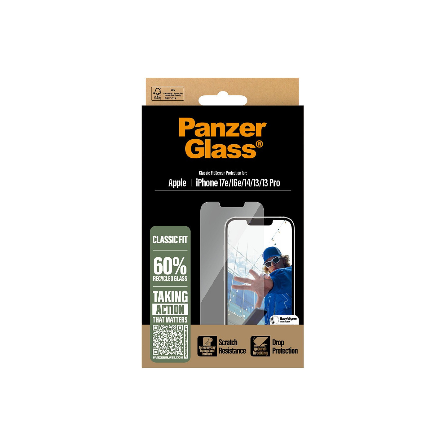 PanzerGlass Screen Protector Classic Fit iPhone 16e — Buy in Cyprus with Fast Delivery