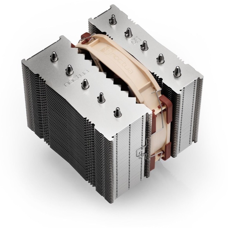 Buy Noctua NH-D12L - 120mm CPU Air Cooler - Beige/Brown, 12V, 450-2000 RPM, LGA1... in Cyprus, Nicosia, Limassol, Larnaka, Pafos