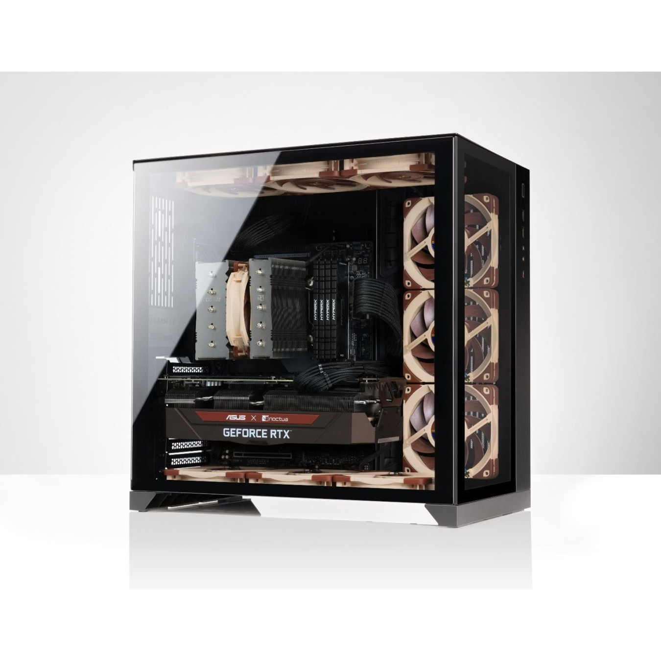 Noctua NH-D12L - 120mm CPU Air Cooler - Beige/Brown, 12V, 450-2000 RPM, LGA1700/LGA1200 Compatible