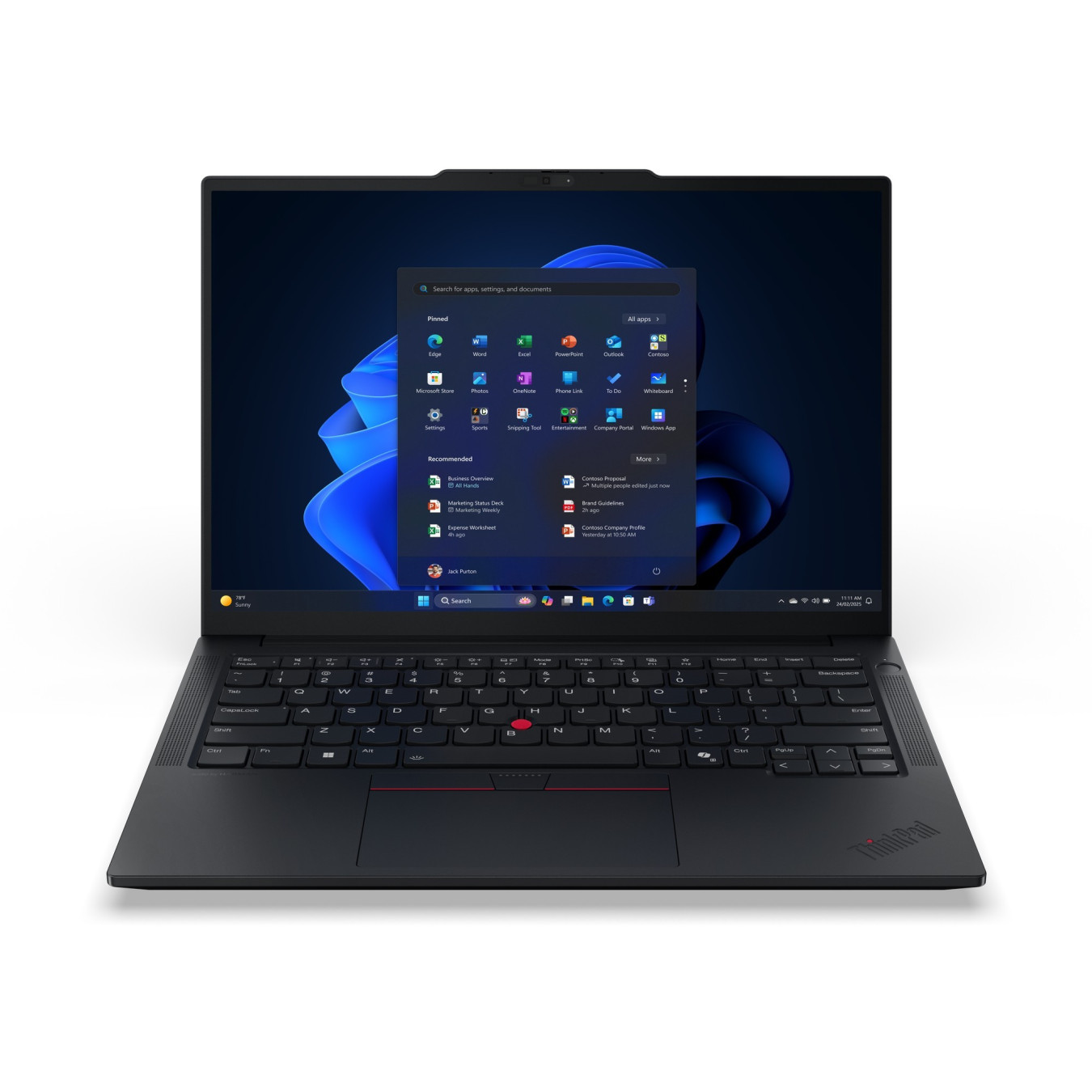 Lenovo ThinkPad E14 Gen 7 - 225U Ultra5 - Black, 14" WUXGA (1920x1200), 32GB DDR5, 1TB SSD, Windows 11 Pro