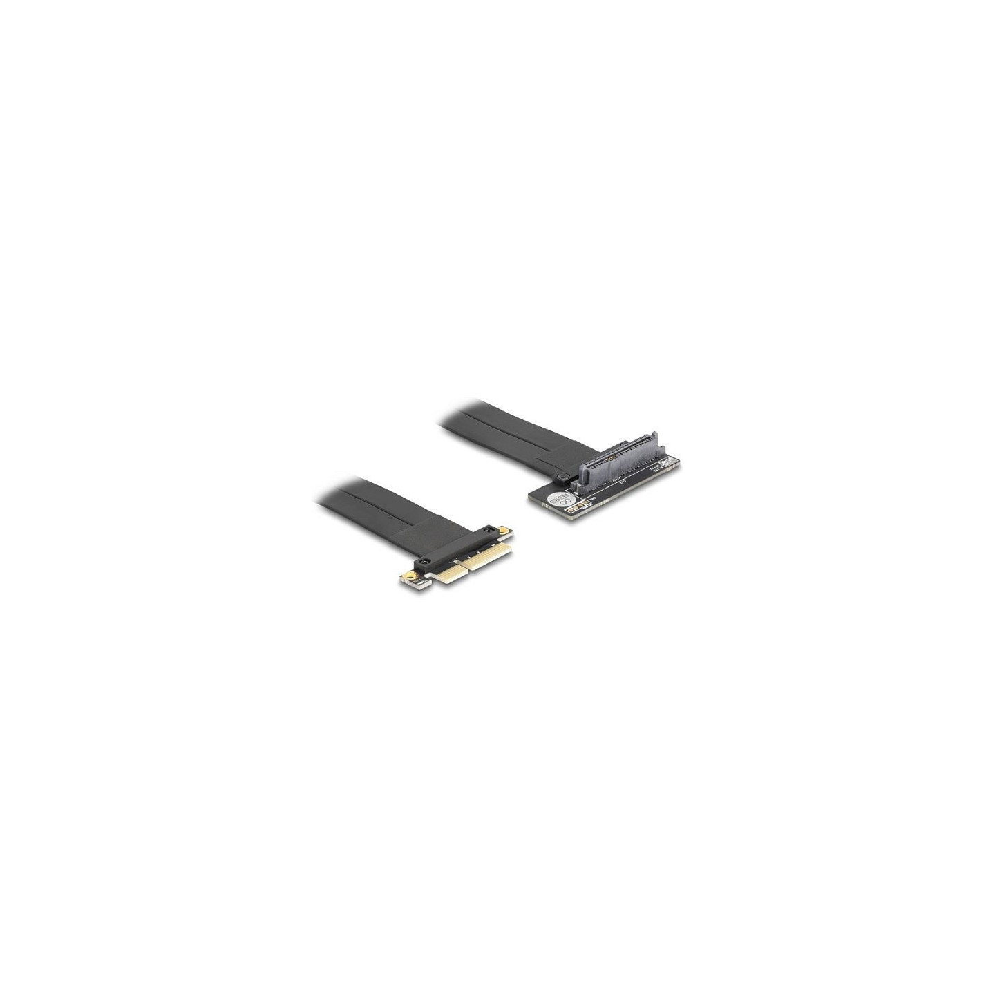 Riser Karte PCI Express 3.0 x4 Stecker zu U.2 SFF-8639 SSD Slot 90° gewinkelt mit Kabel 30 cm