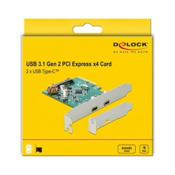 USB 3.1 PCIex1 2xInt.2xExt. DeLOCK — Buy in Cyprus with Fast Delivery