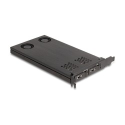 PCI Express x16 Karte Wechselrahmen für 2 x M.2 NVMe SSD - Bifurcation — Buy in Cyprus with Fast Delivery