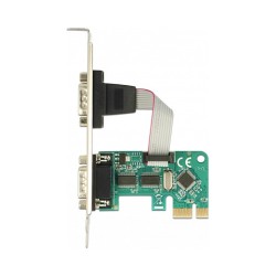 Delock PCI Express x1 Karte zu 2 x Seriell RS-232 — Buy in Cyprus with Fast Delivery