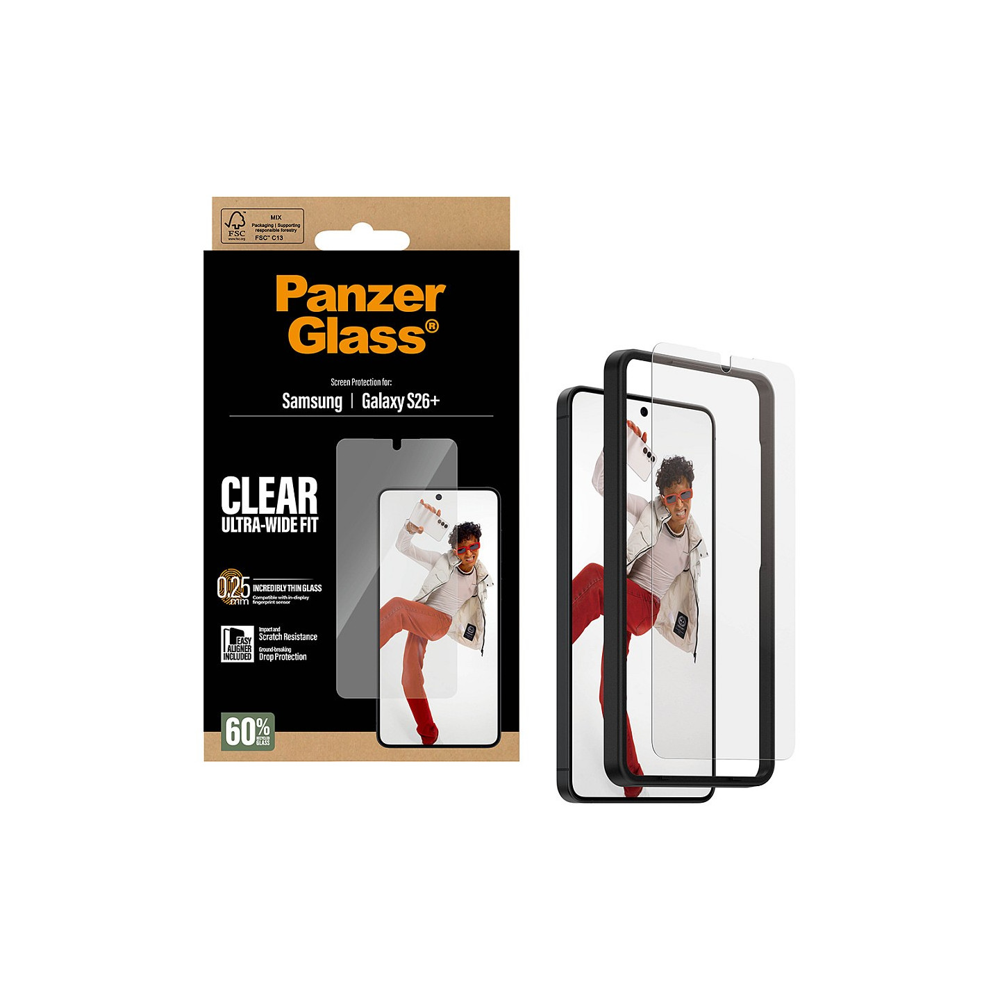 PanzerGlass Screen Protector Galaxy S26+ EasyAligner — Buy in Cyprus with Fast Delivery