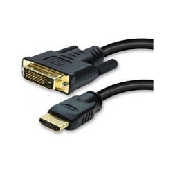 DVI-D 24+1 to HDMI (ST-ST) 2m Adapterkabel Schwarz — Buy in Cyprus with Fast Delivery