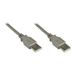 Good Connections USB2.0 Kabel A-A grau 3m — Buy in Cyprus with Fast Delivery