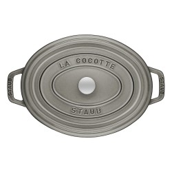 Staub La Cocotte 29cm oval Graphit-grau. Gusseisen — Buy in Cyprus with Fast Delivery