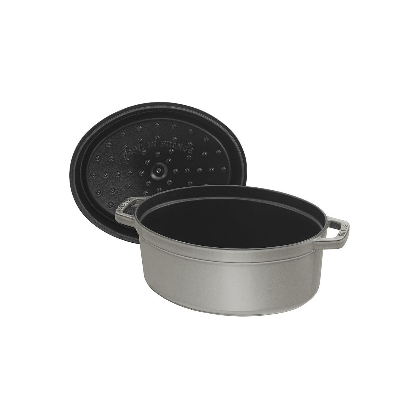 Staub La Cocotte 29cm oval Graphit-grau. Gusseisen — Buy in Cyprus with Fast Delivery