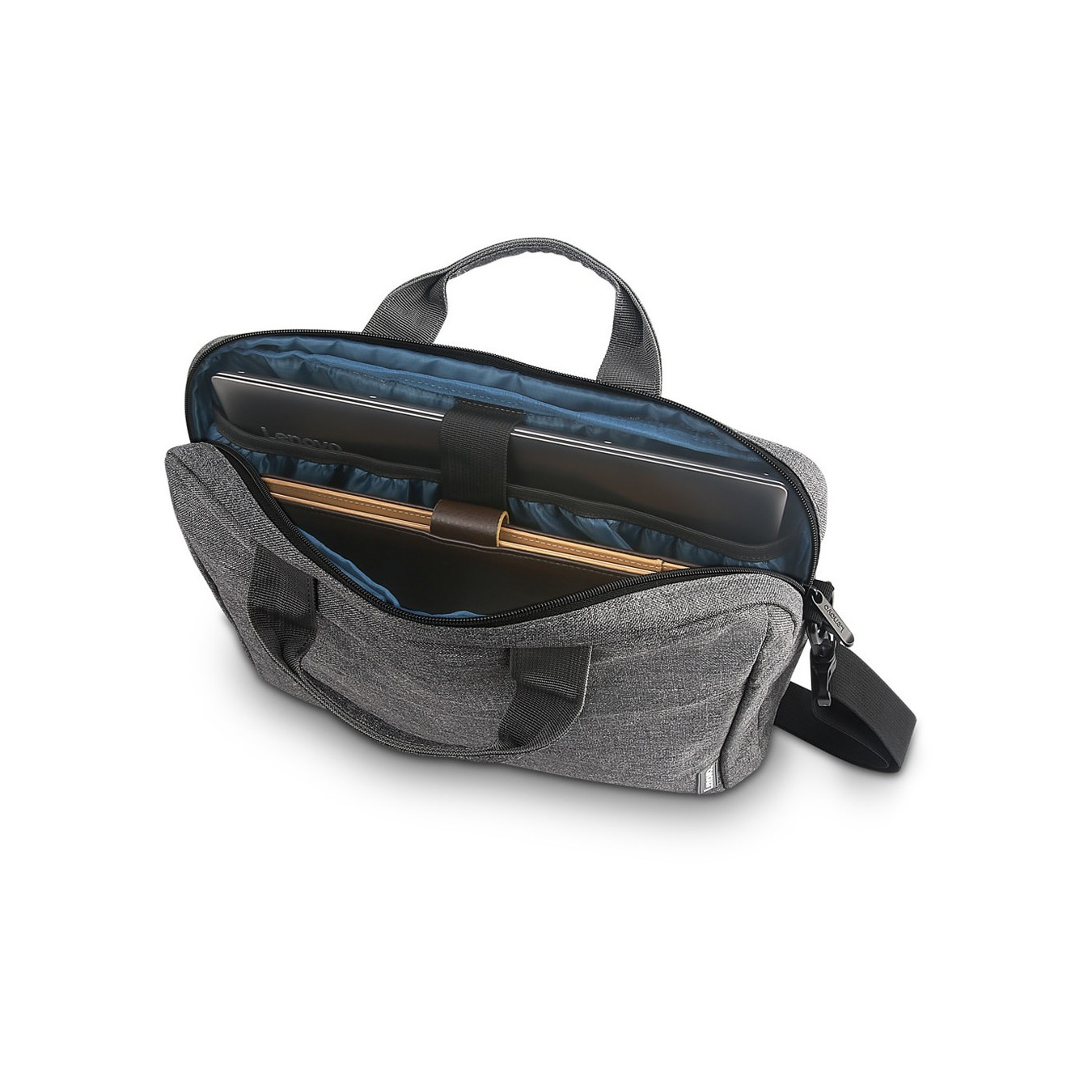 Lenovo Casual Toploader T210 15.6" Laptop Bag – Grey Water-Repellent Polyester | Armenius Store