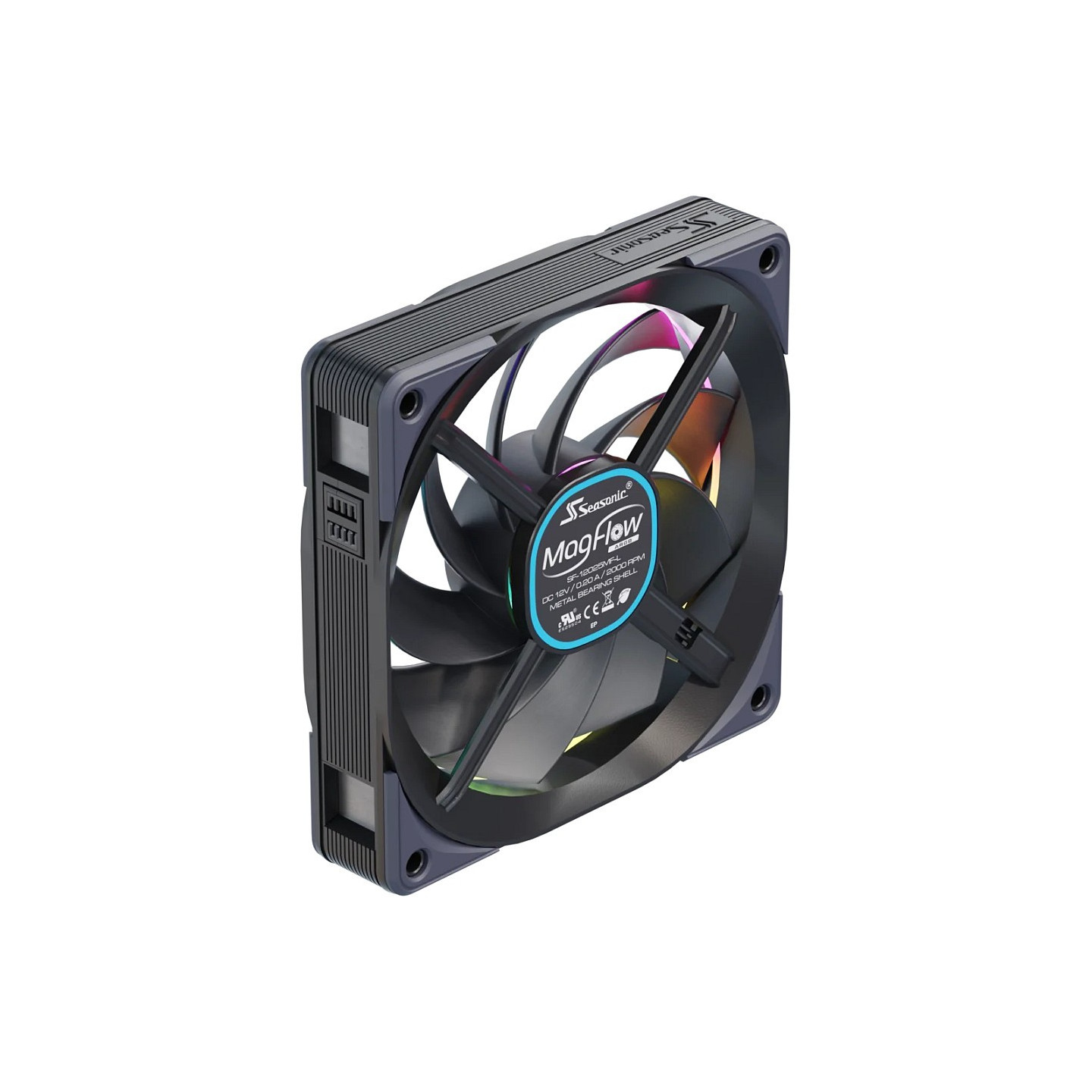 120mm Seasonic MagFlow 1225PWM ARGB 1-Fan Kit — Buy in Cyprus with Fast Delivery