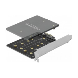PCI Express x1 Karte zu 2 x intern M.2 Key B — Buy in Cyprus with Fast Delivery