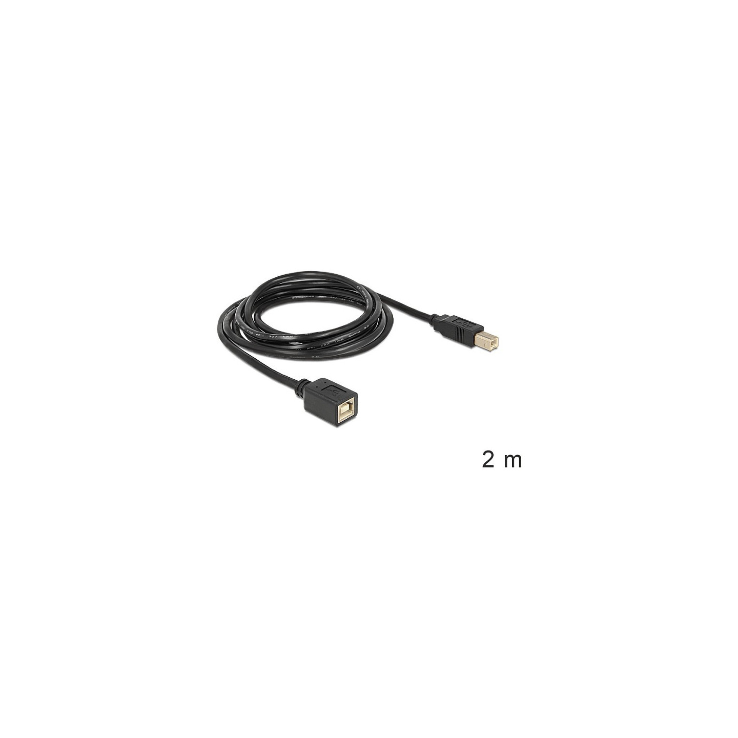 USB-Verlängerungskabel - USB Type B (W) bis USB Type B (M) - 2 m — Buy in Cyprus with Fast Delivery