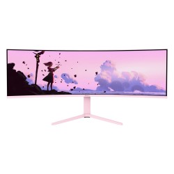 Arozzi TFT Nova 49' VA 165Hz curved pink — Buy in Cyprus with Fast Delivery