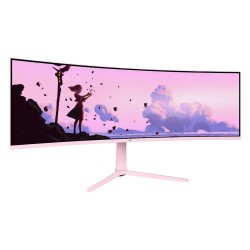 Arozzi TFT Nova 49' VA 165Hz curved pink — Buy in Cyprus with Fast Delivery