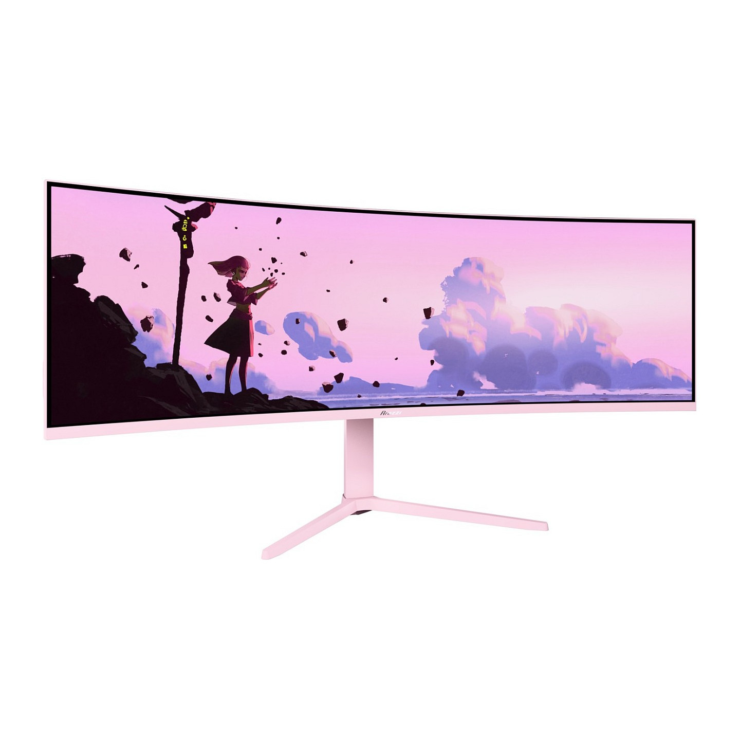 Arozzi TFT Nova 49' VA 165Hz curved pink — Buy in Cyprus with Fast Delivery
