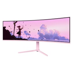 Arozzi TFT Nova 49' VA 165Hz curved pink — Buy in Cyprus with Fast Delivery