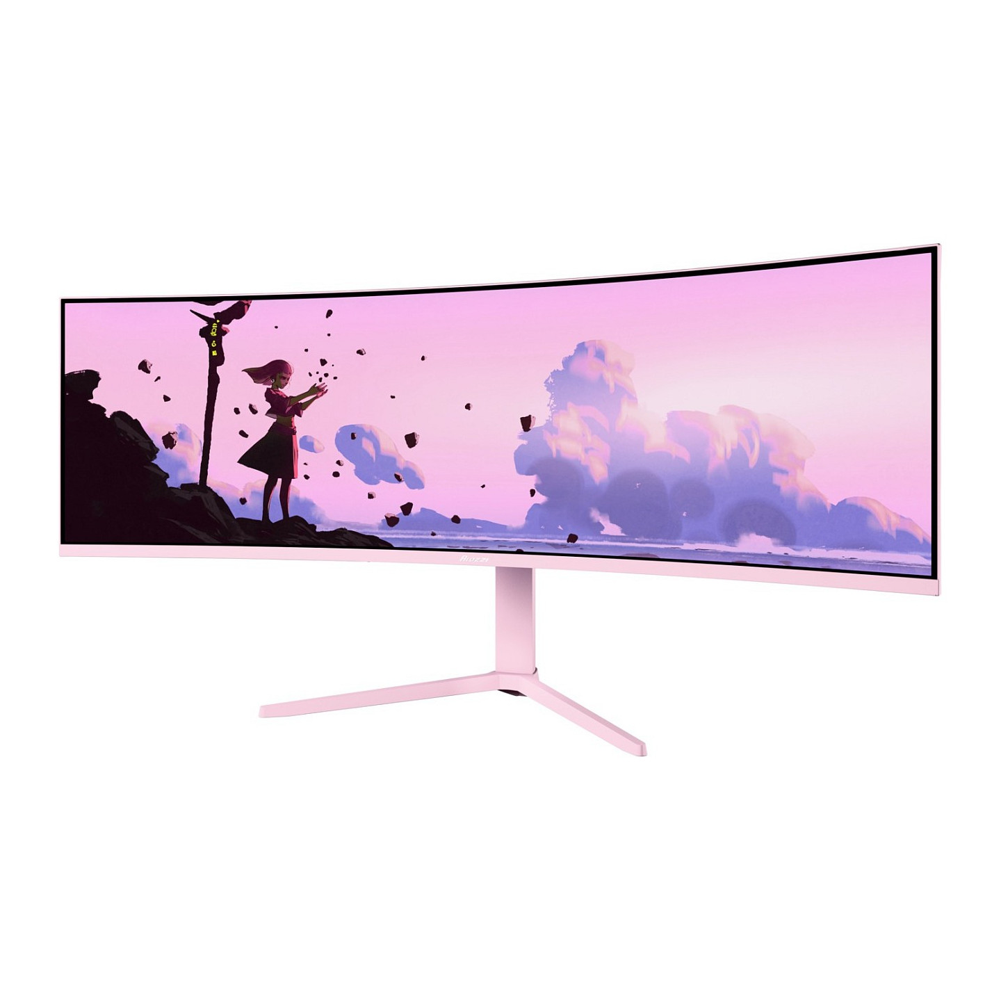 Arozzi TFT Nova 49' VA 165Hz curved pink — Buy in Cyprus with Fast Delivery