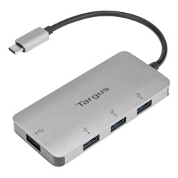 D USB3.0 HUB USB-C 4Port SuperSpeed Targus Silver — Buy in Cyprus with Fast Delivery