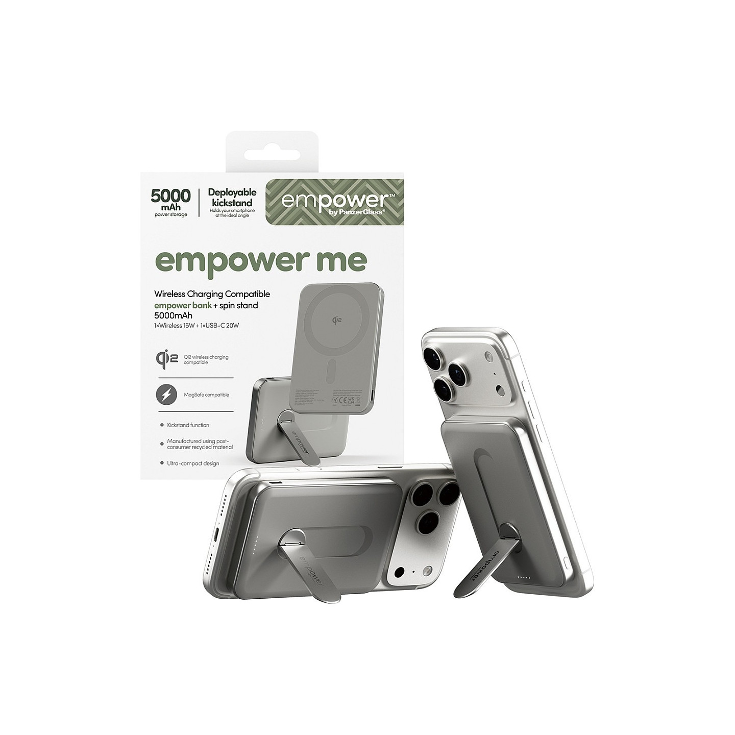 Panzerglass EMPOWER BANK W. SPIN STAND — Buy in Cyprus with Fast Delivery