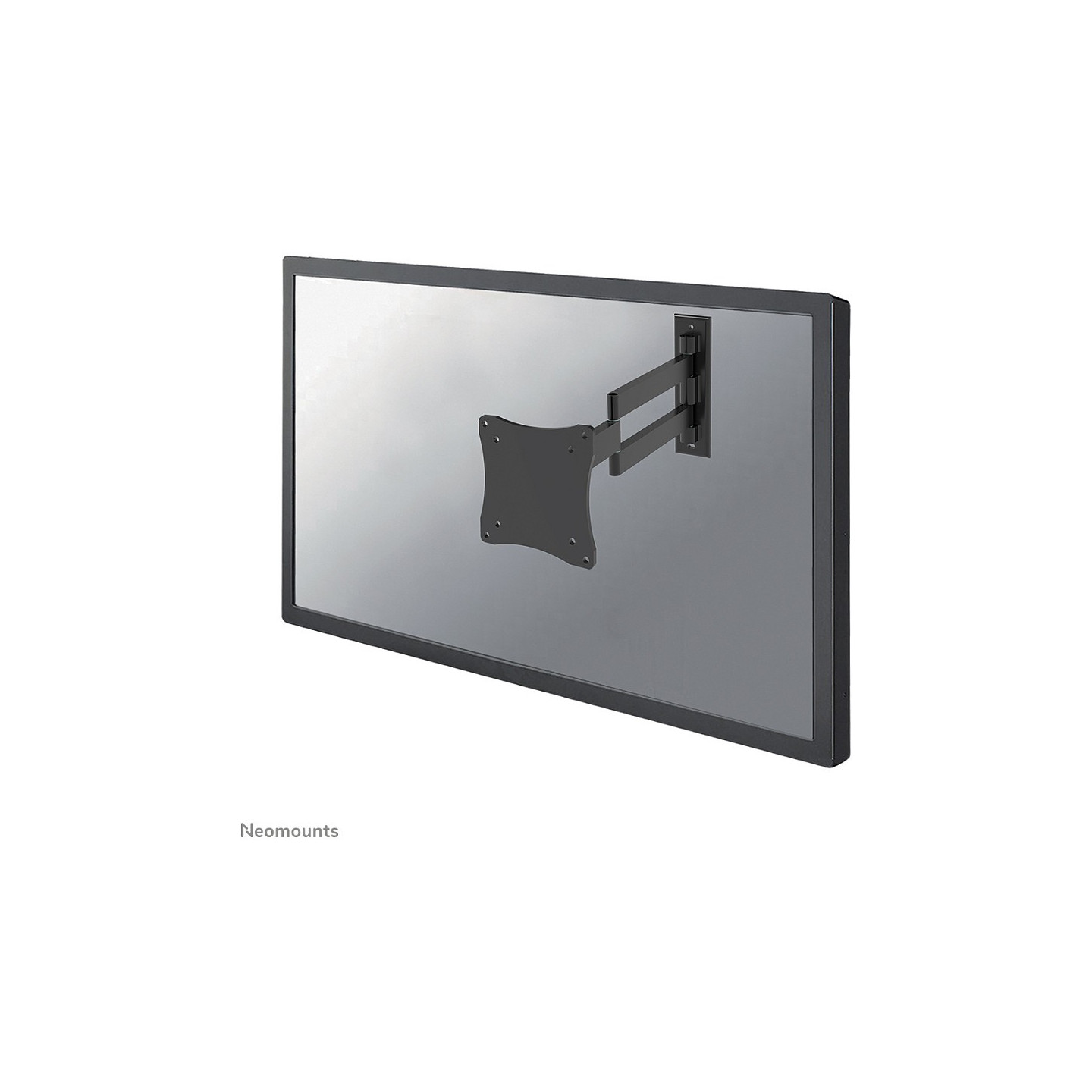 Neomounts FPMA-W830BLACK Wandhalterung mit drei Drehpunkten für Flachbildschirme bis 27' (69 cm)