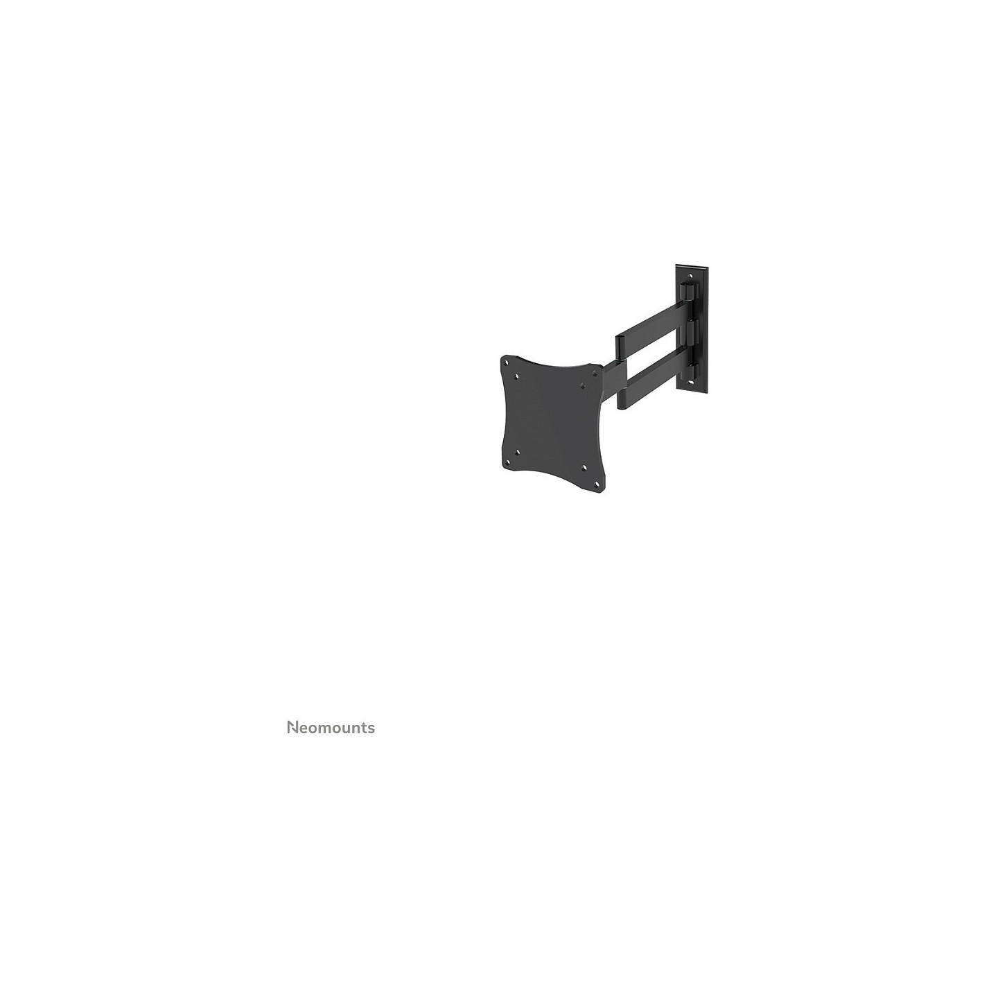 Neomounts FPMA-W830BLACK Wandhalterung mit drei Drehpunkten für Flachbildschirme bis 27' (69 cm)