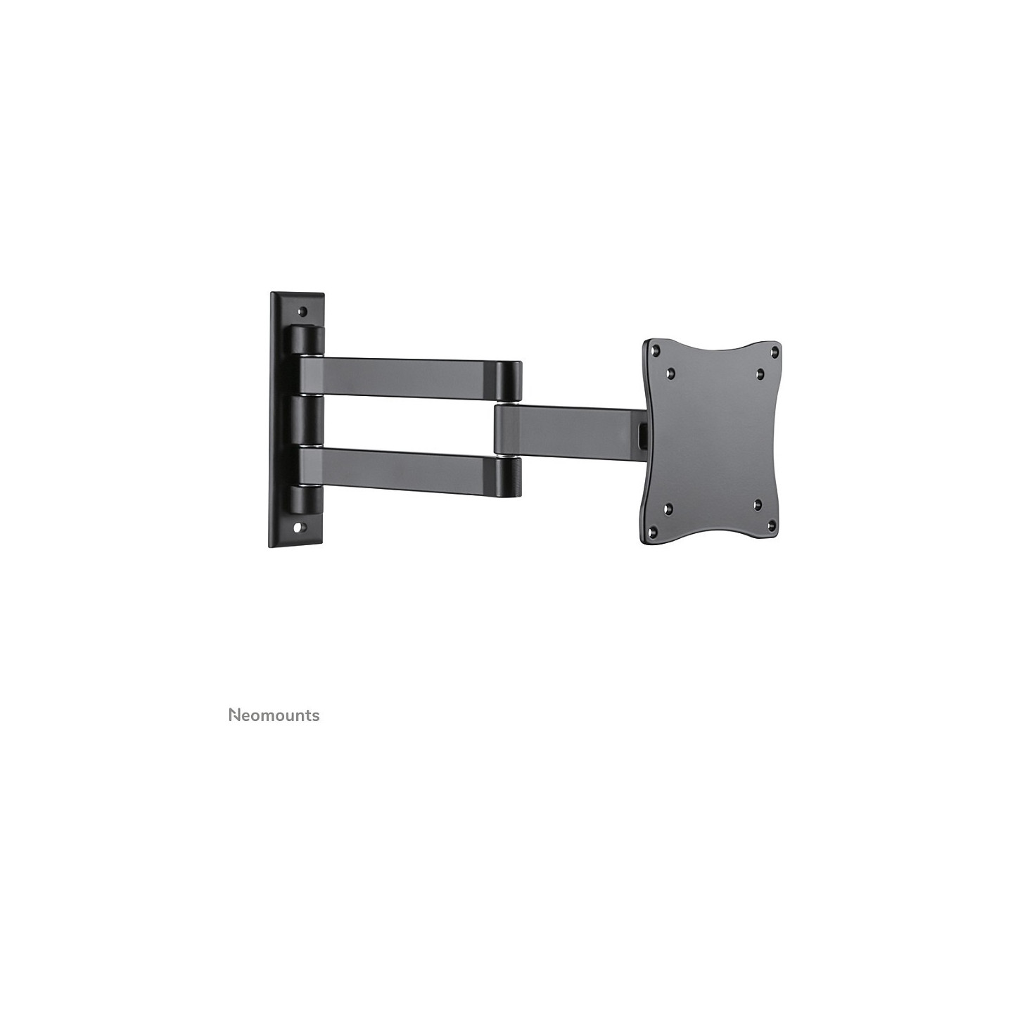 Neomounts FPMA-W830BLACK Wandhalterung mit drei Drehpunkten für Flachbildschirme bis 27' (69 cm)
