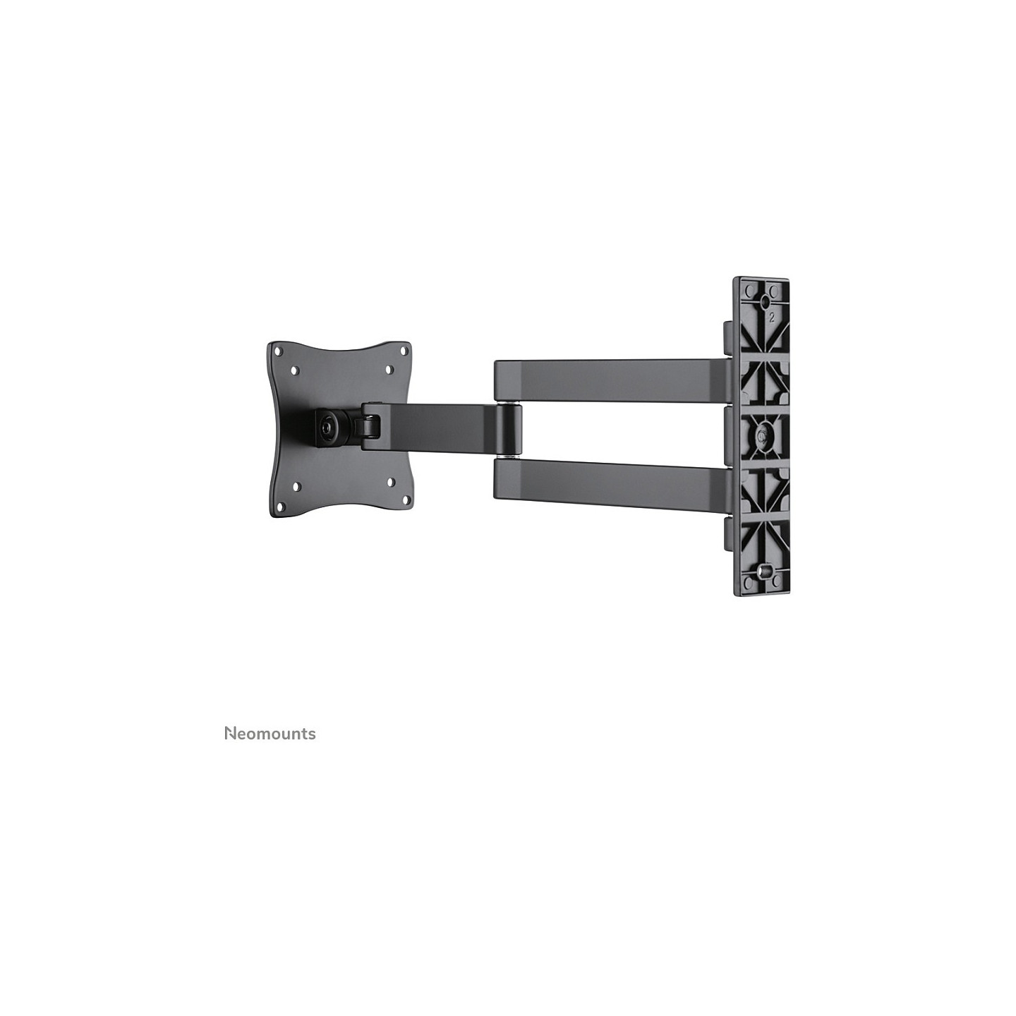 Neomounts FPMA-W830BLACK Wandhalterung mit drei Drehpunkten für Flachbildschirme bis 27' (69 cm)