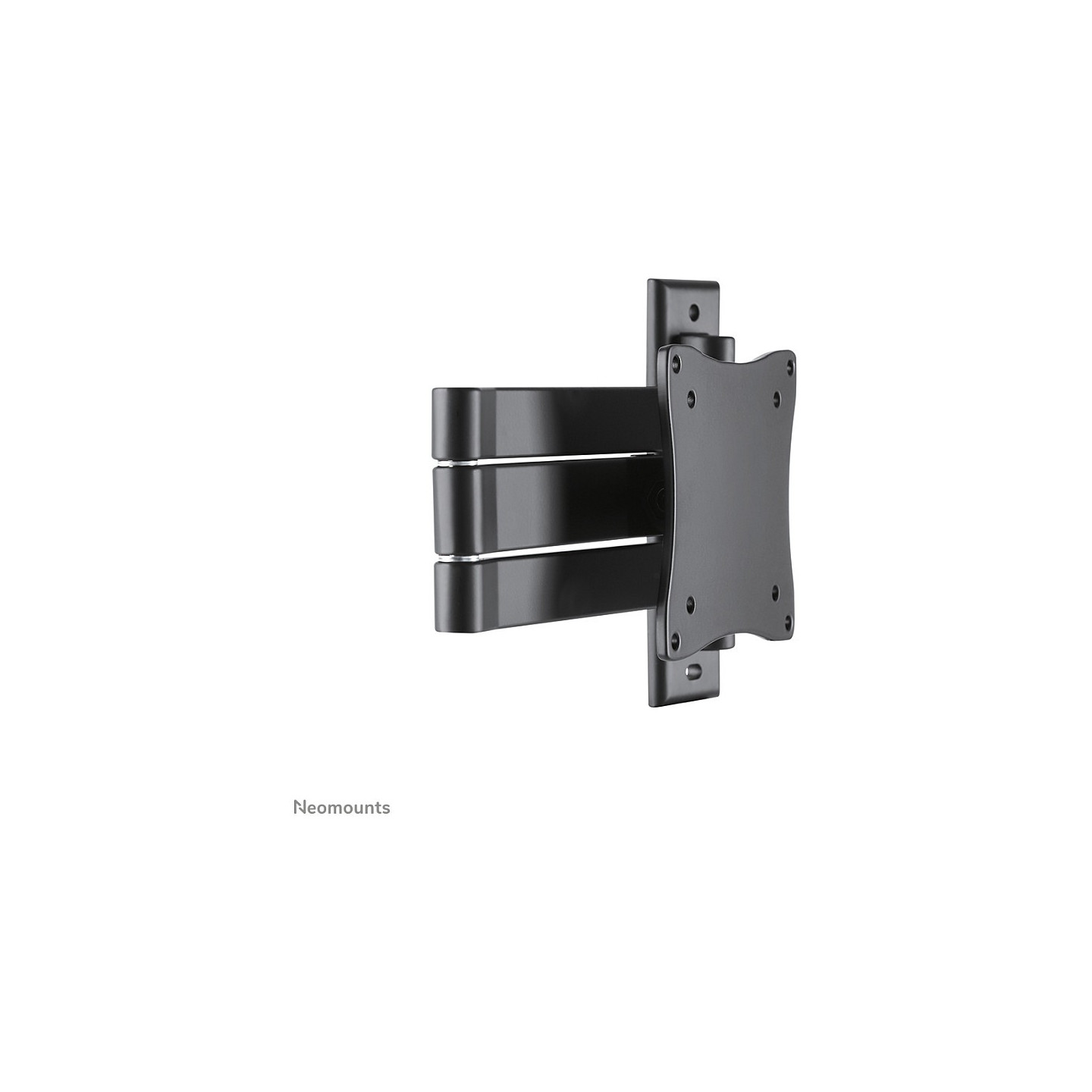 Neomounts FPMA-W830BLACK Wandhalterung mit drei Drehpunkten für Flachbildschirme bis 27' (69 cm)
