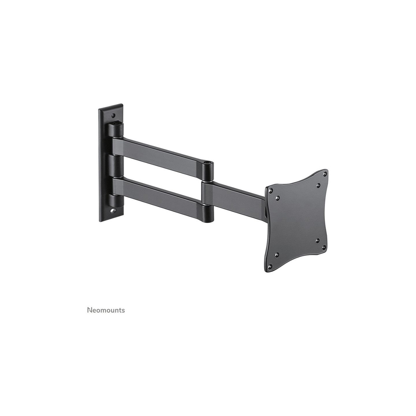 Neomounts FPMA-W830BLACK Wandhalterung mit drei Drehpunkten für Flachbildschirme bis 27' (69 cm)