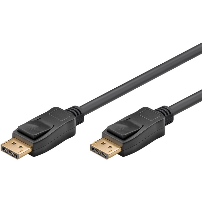 DisplayPort 1.2 (ST-ST) 2m Anschlusskabel Schwarz — Buy in Cyprus with Fast Delivery