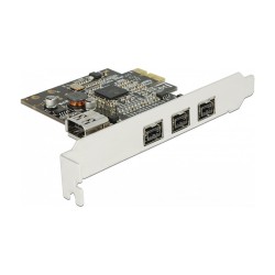 PCI Express x1 Karte to 3 x extern FireWire B + 1 x intern FireWire A — Buy in Cyprus with Fast Delivery
