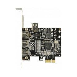 PCI Express x1 Karte to 3 x extern FireWire B + 1 x intern FireWire A — Buy in Cyprus with Fast Delivery