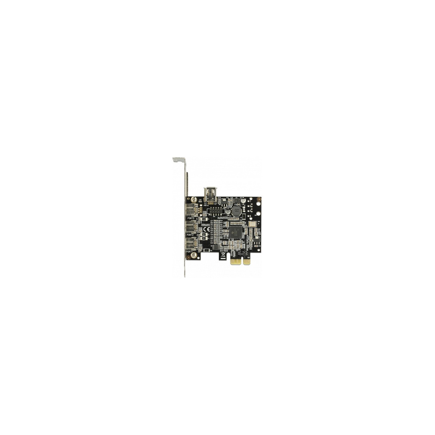 PCI Express x1 Karte to 3 x extern FireWire B + 1 x intern FireWire A — Buy in Cyprus with Fast Delivery