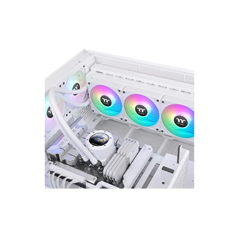 Buy Thermaltake TH360 V2 Ultra EX ARGB - AIO Liquid Cooler 360mm - Snow (White) in Cyprus, Nicosia, Limassol, Larnaka, Pafos