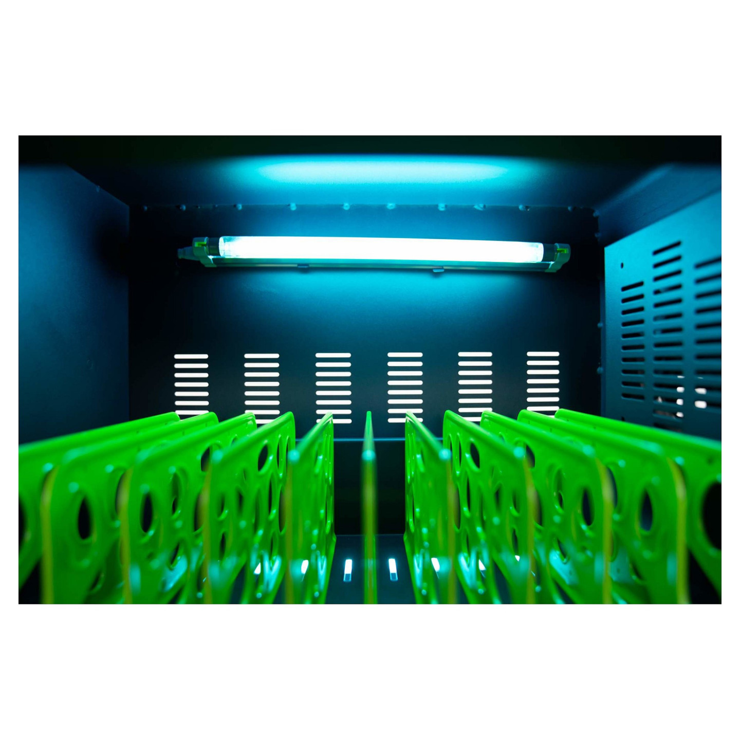 GoodConnections ANTARES PRO T20C Tablet-Ladewagen bis 11' USB-C 30W Port PD3.0 UVC-Desinfektion Grau