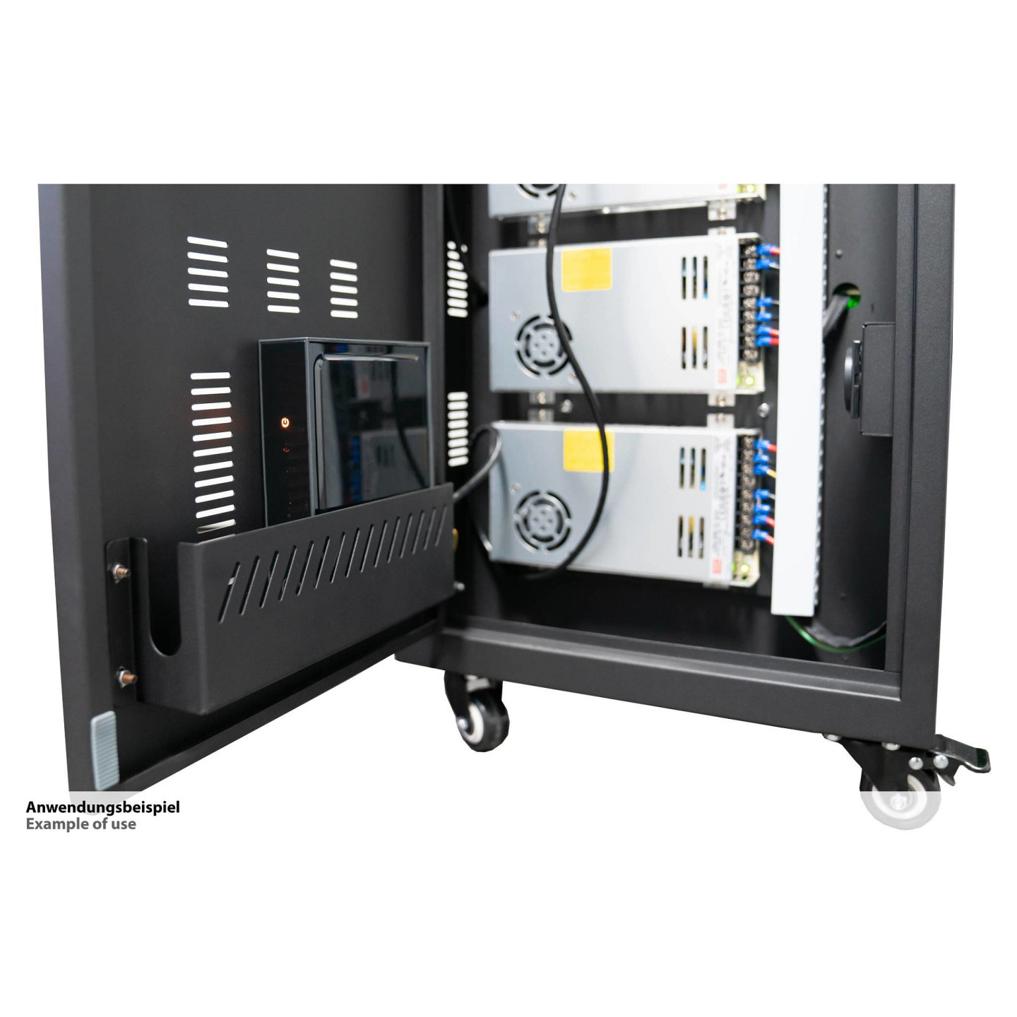 GoodConnections ANTARES PRO T20C Tablet-Ladewagen bis 11' USB-C 30W Port PD3.0 UVC-Desinfektion Grau