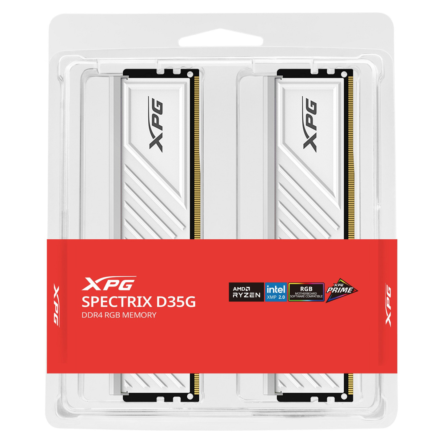 64GB ADATA DIMM 3200 (2x 32 GB) Dual-Kit (wei. AX4U320032G16A-DTWHD35G. XPG Spectrix D35G. INTEL XMP)