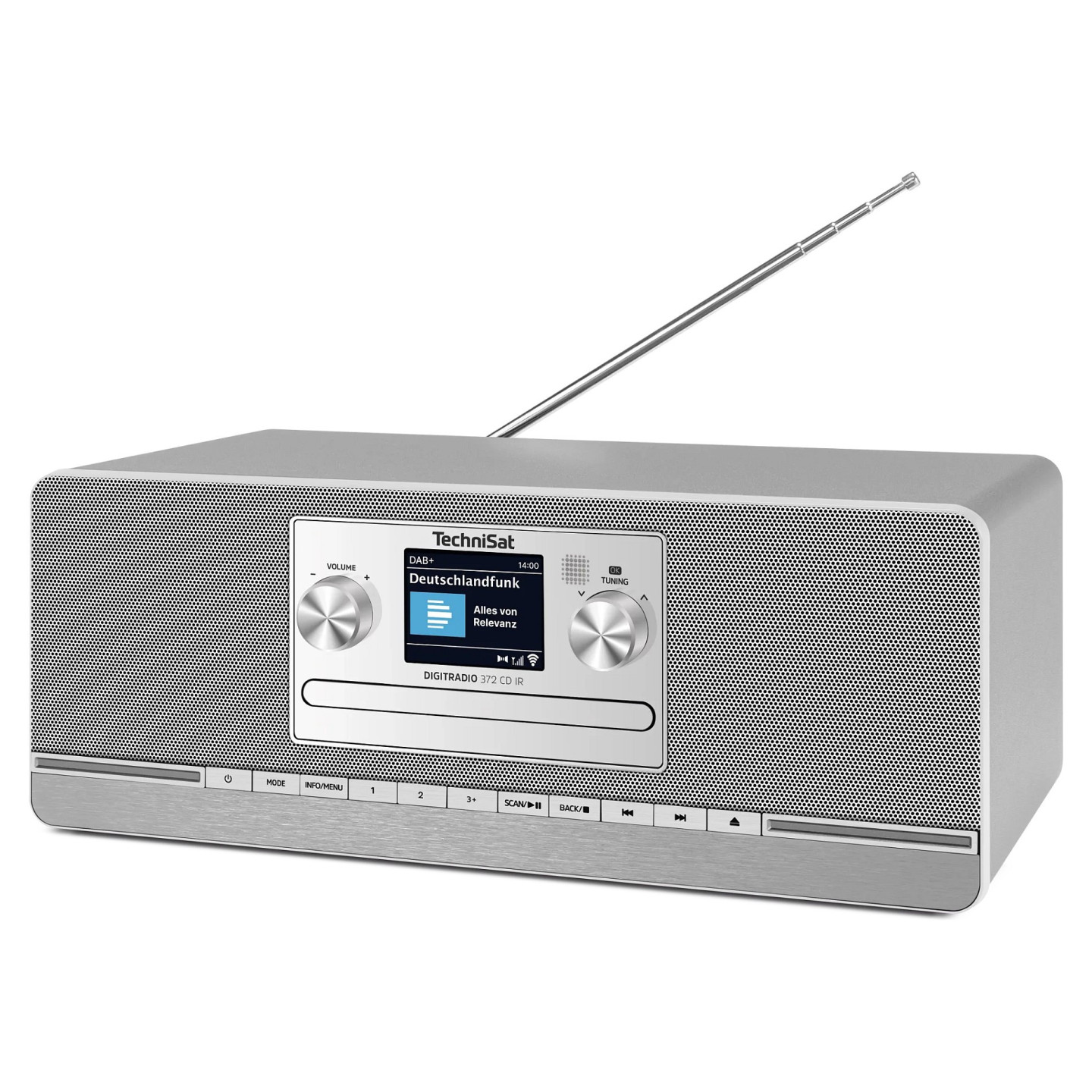 Technisat DigatRadio 372 CD IR silber — Buy in Cyprus with Fast Delivery
