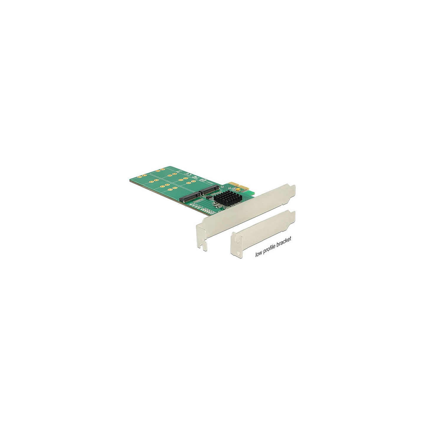 PCI Express x2 Karte to 4 x intern M.2 Key B - Low Profile Formfaktor — Buy in Cyprus with Fast Delivery