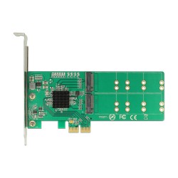 PCI Express x2 Karte to 4 x intern M.2 Key B - Low Profile Formfaktor — Buy in Cyprus with Fast Delivery