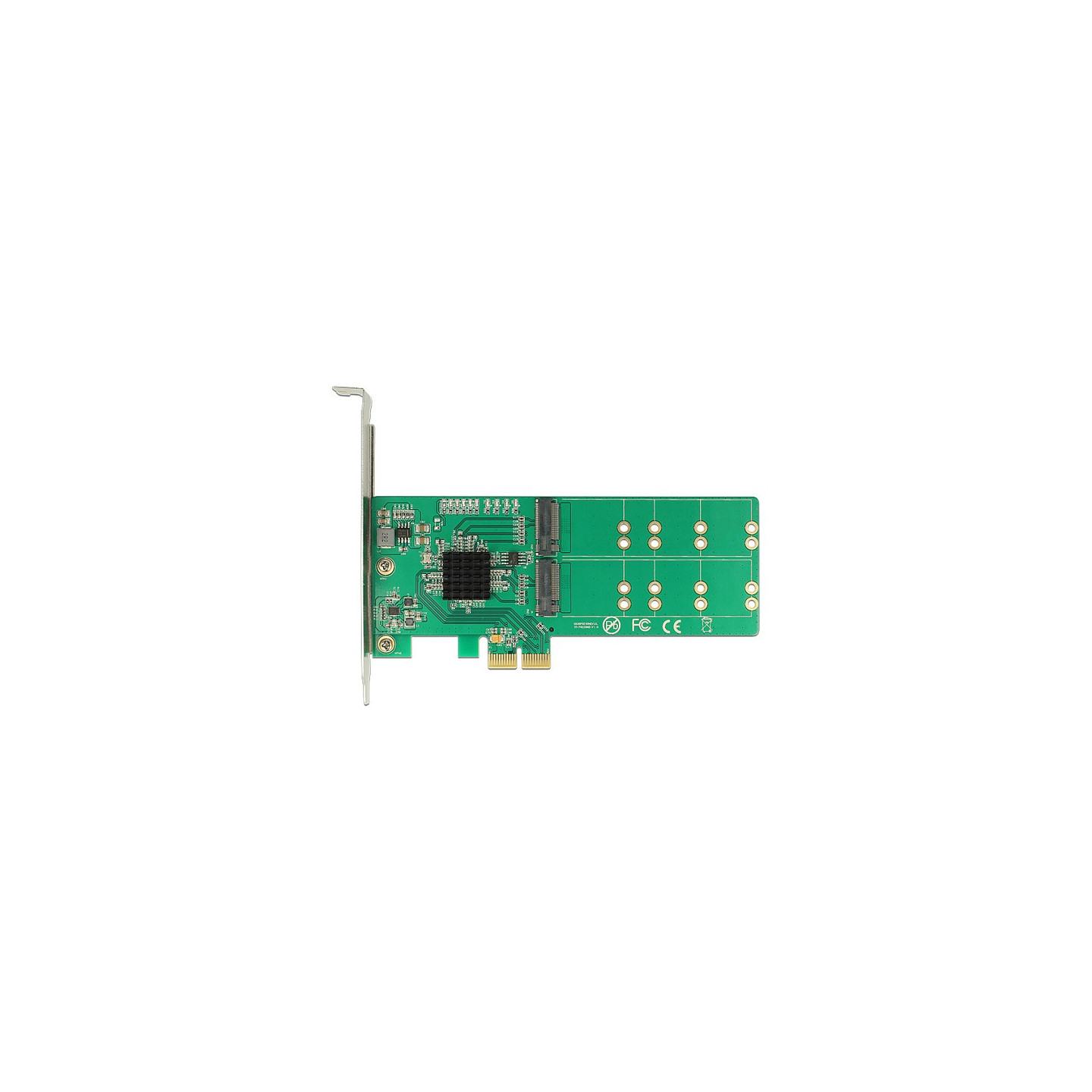 PCI Express x2 Karte to 4 x intern M.2 Key B - Low Profile Formfaktor — Buy in Cyprus with Fast Delivery