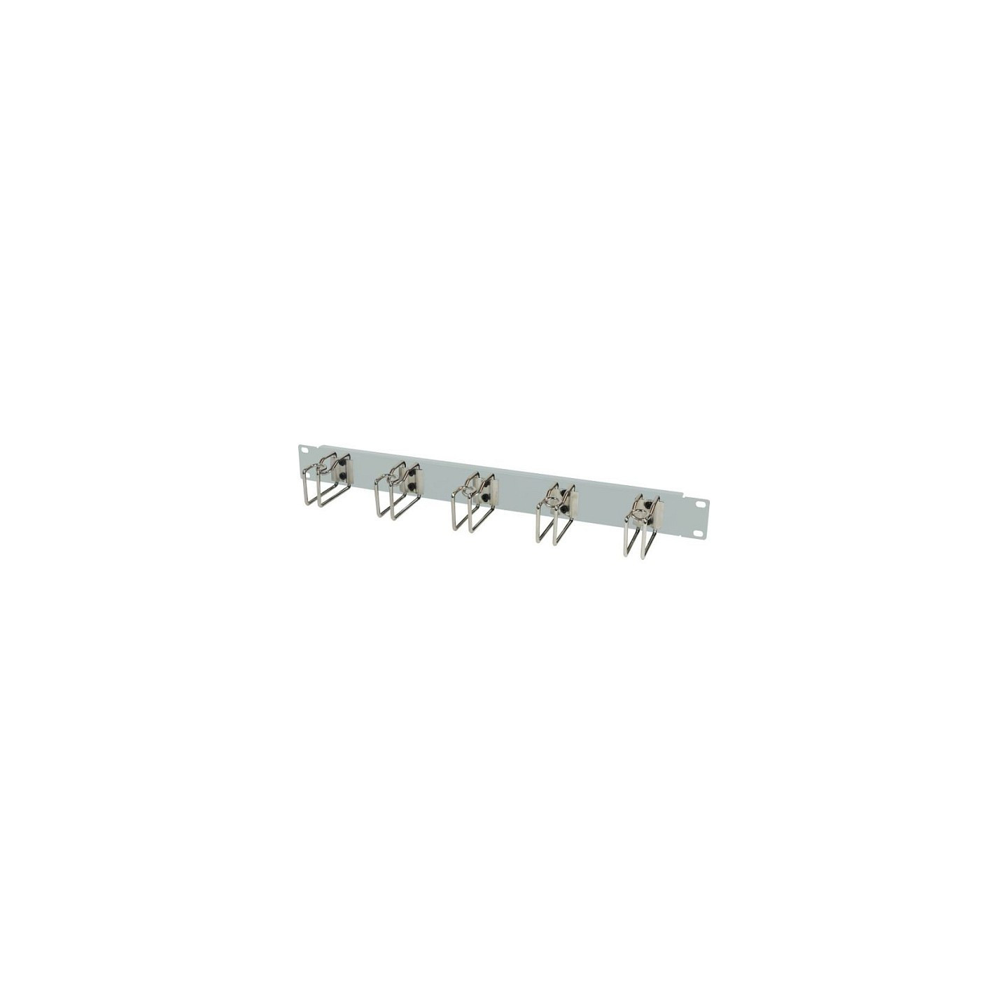 ALLNET Kabelführungsplatte 1HE Metall mit 5 großen Bügeln Lichtgrau — Buy in Cyprus with Fast Delivery