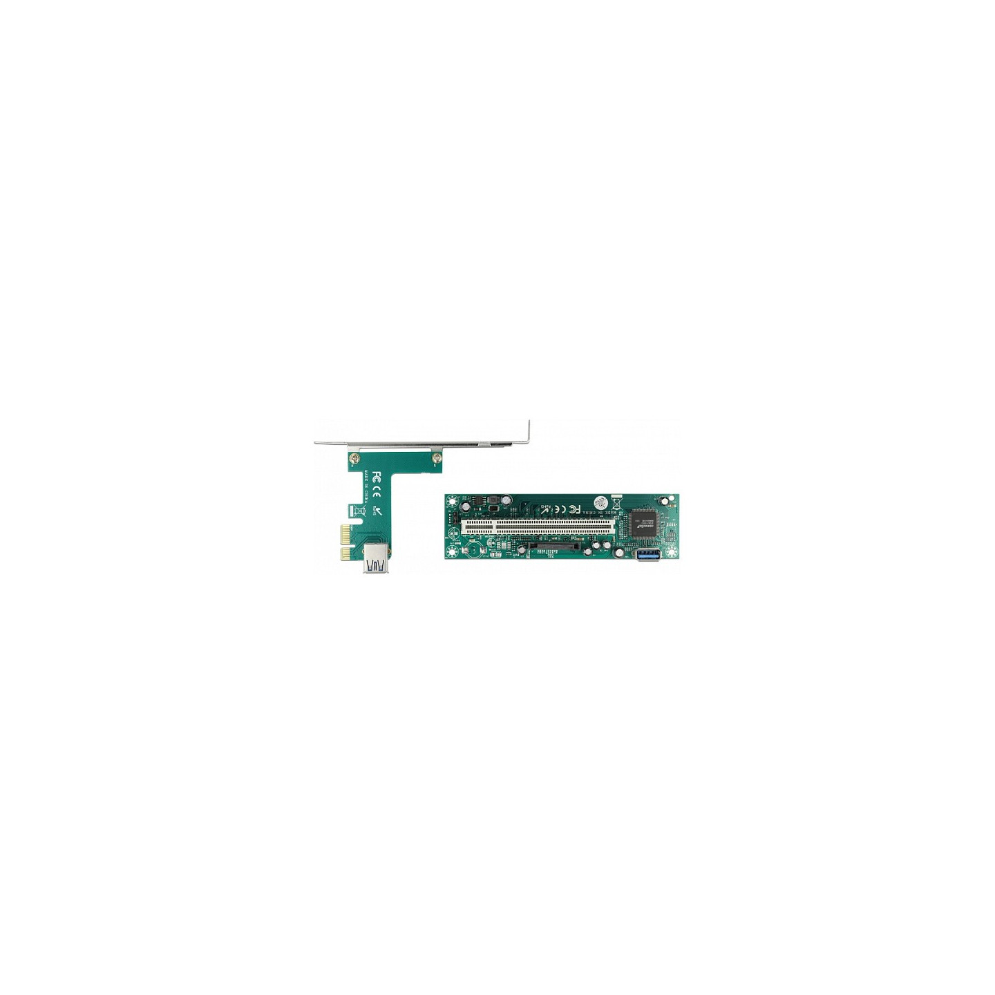 Delock Riser Karte PCI Express x1 zu 1 x PCI 32 Bit Slot mit 60 cm Kabel — Buy in Cyprus with Fast Delivery