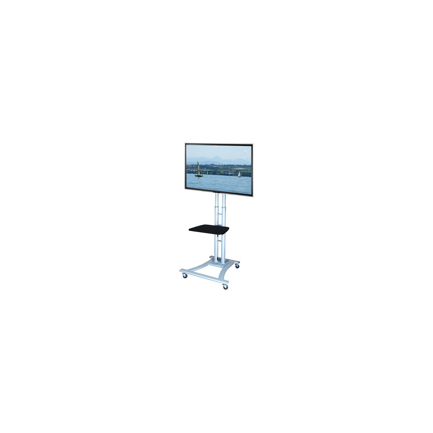 VALUE LCD- TV-Rollstnder. 27-60 Zoll. bis 50 kg. silberfarben — Buy in Cyprus with Fast Delivery