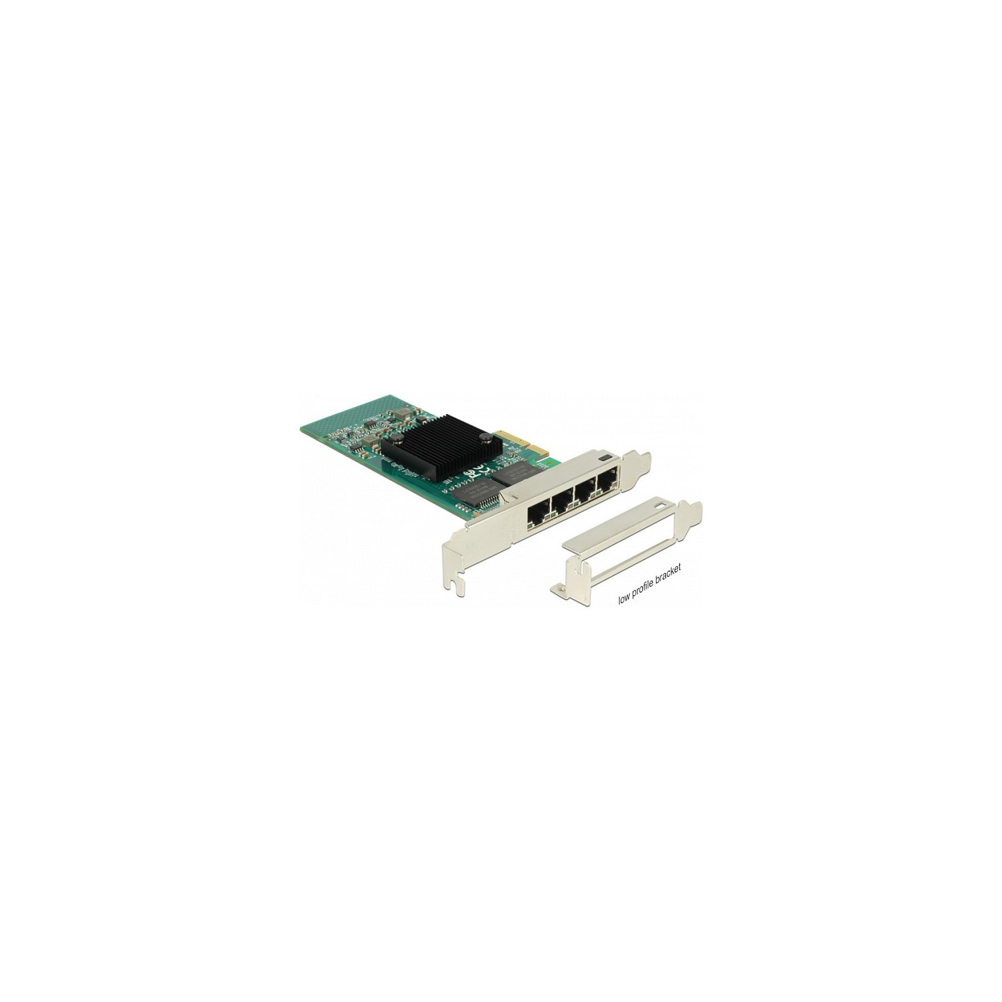 PCI Express x4 Netzwerkkarte Gigabit LAN 4 x RJ45 i350 — Buy in Cyprus with Fast Delivery