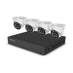 FOSCAM FNA108E-T4-2T Überwachungskameraset 4 Kameras mit Recorder Weiß — Buy in Cyprus with Fast Delivery