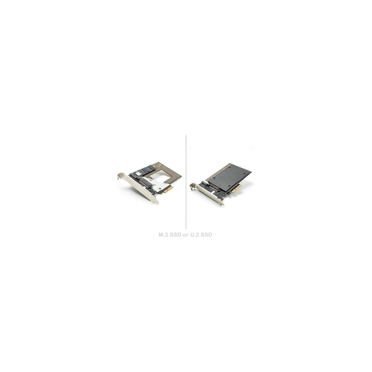 PCI Express 4.0 x4 Karte zu 1 x NVMe M.2 Key M 110 mm oder U.2 Slot — Buy in Cyprus with Fast Delivery