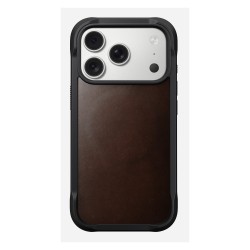 Nomad Rugged Leather Case iPhone 17 Pro Rustic Brown Horween — Buy in Cyprus with Fast Delivery